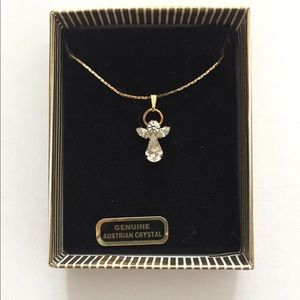 Austrian Crystal Angel Pendant.